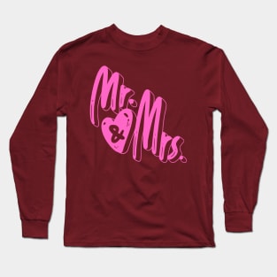 mr and mrs Long Sleeve T-Shirt